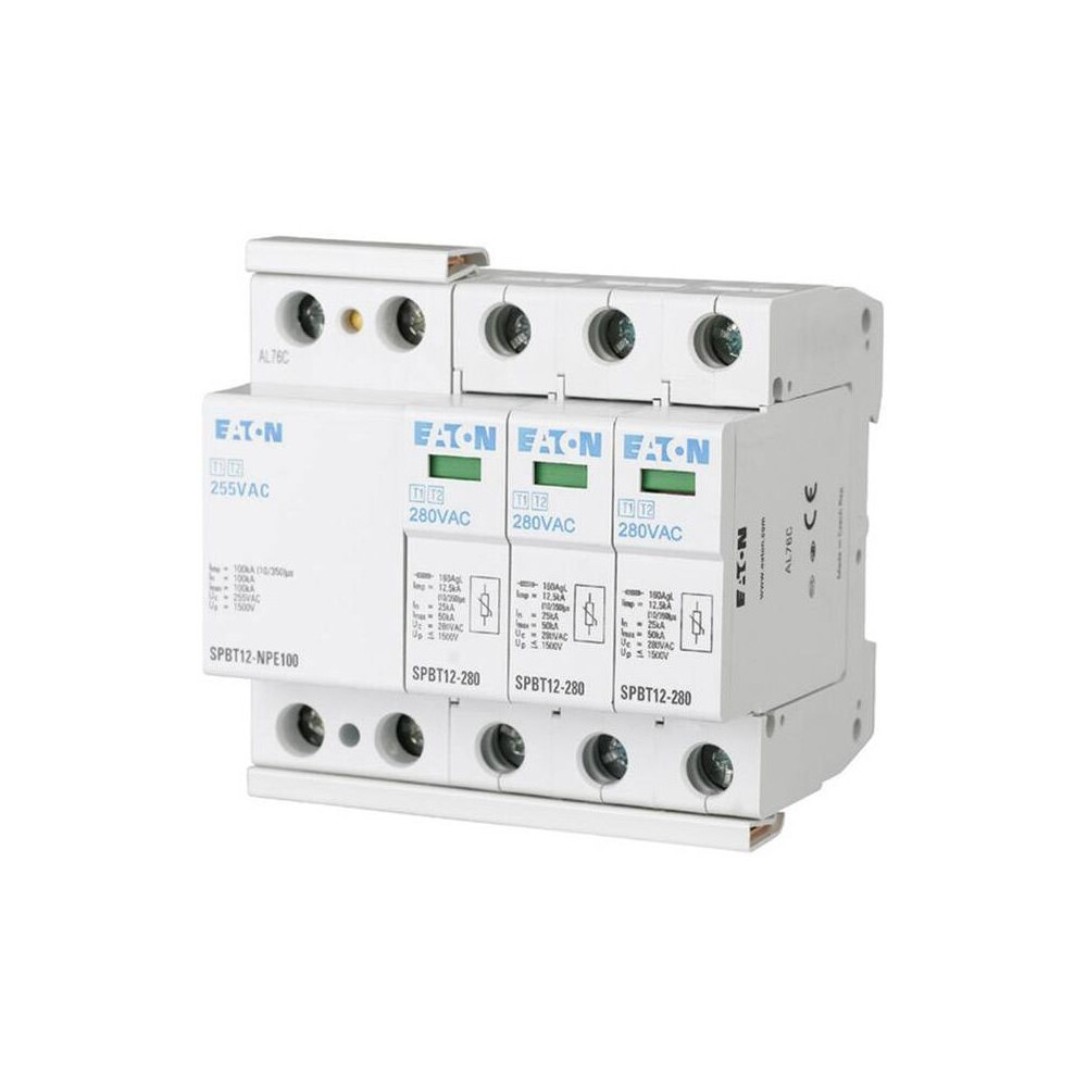 Eaton - 158332 SPBT12-280-3+NPE Dispositif antisurtension Protection anti-surtension pour: armoire de distribution 1 pc(s) D9863