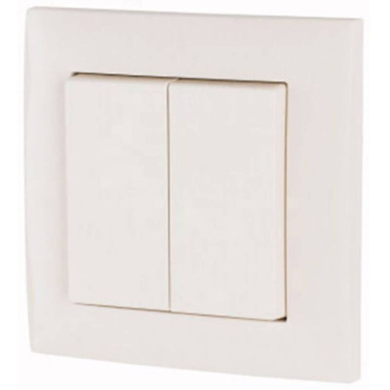 Interrupteur Mural Eaton Xcomfort 2 Canaux Blanc