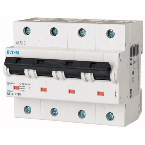 Eaton 174538 Az-4-b80 Curve B Az Ligne Interrupteur De Protection, 4 Pôles, 80 A