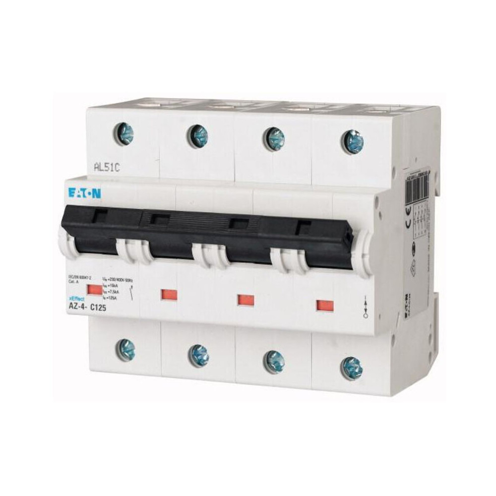 Eaton 174538 Az-4-b80 Curve B Az Ligne Interrupteur De Protection, 4 Pôles, 80 A