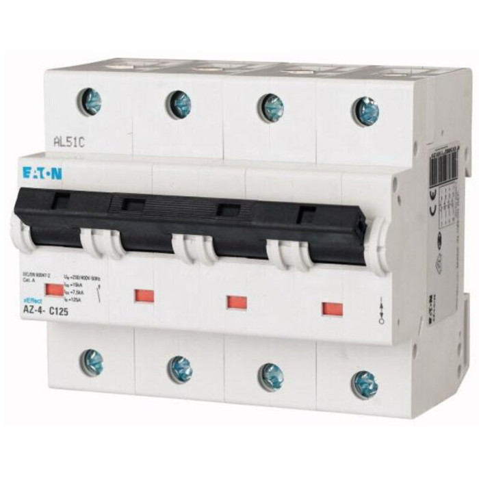 Eaton 174538 Az-4-b80 Curve B Az Ligne Interrupteur De Protection, 4 Pôles, 80 A