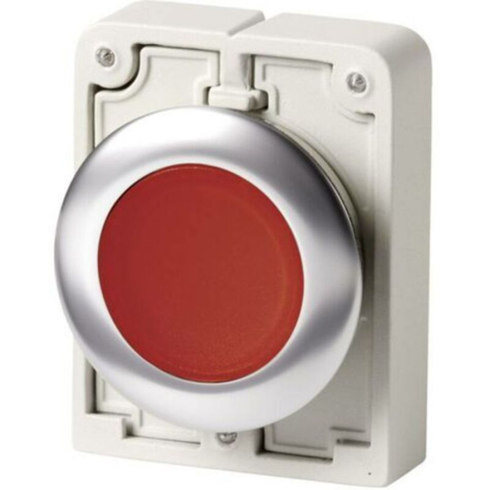 Bouton-poussoir Plat, Rond, Chromé Eaton M30c-fdl-r 182926 Rouge 1 Pc(s) X755941