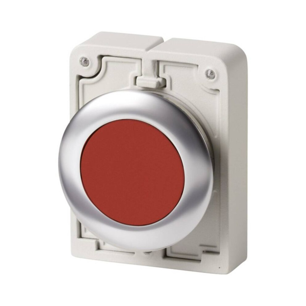 Interrupteur À Pression Plat, Rond, Chromé Eaton M30c-fdr-r 182944 Rouge 1 Pc(s)