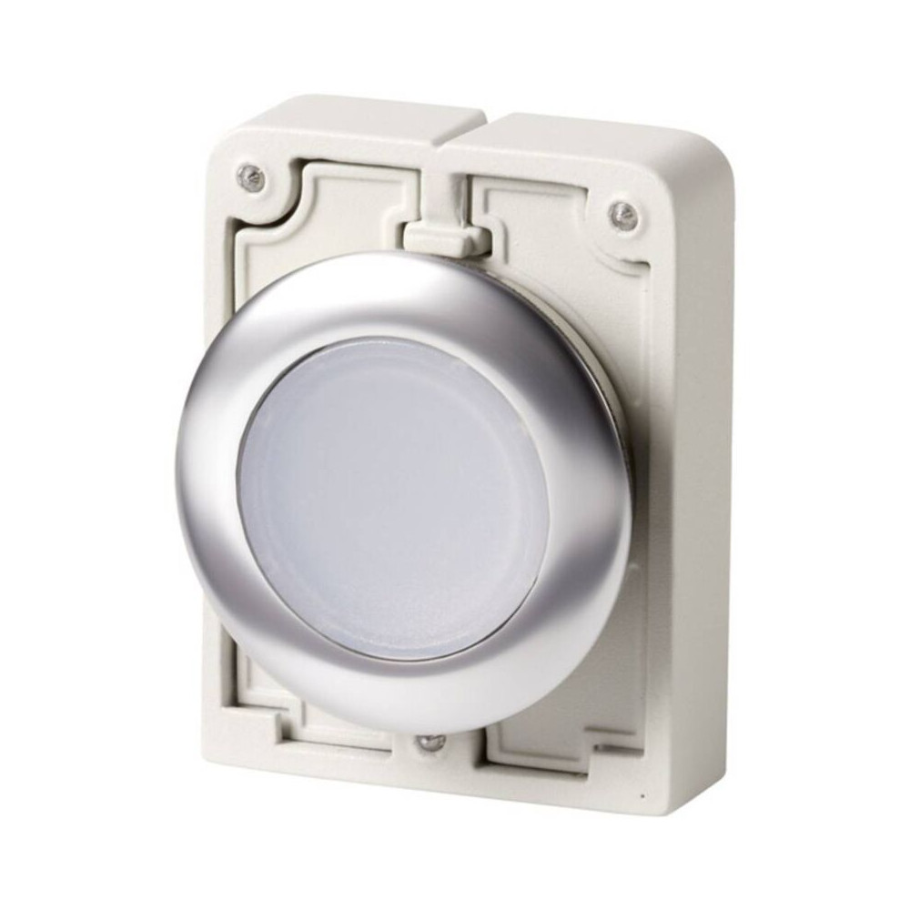 Interrupteur à Pression Plat Chromé Eaton M30C-FDRL-W