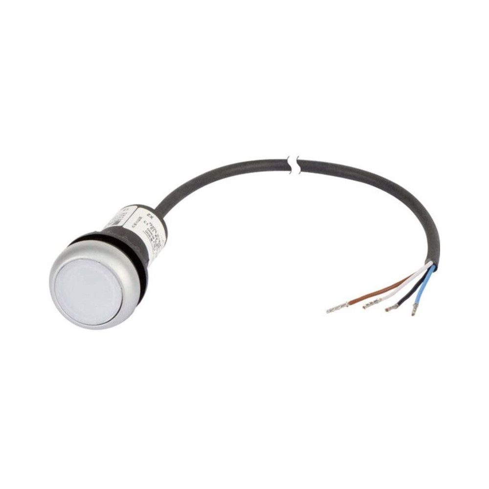Eaton - Bouton-poussoir Plat C22-dl-w-k10-24-p62 185588 Blanc 1 Pc(s) S276041