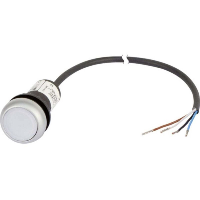 Eaton - Bouton-poussoir Plat C22-dl-w-k10-24-p62 185588 Blanc 1 Pc(s) S276041
