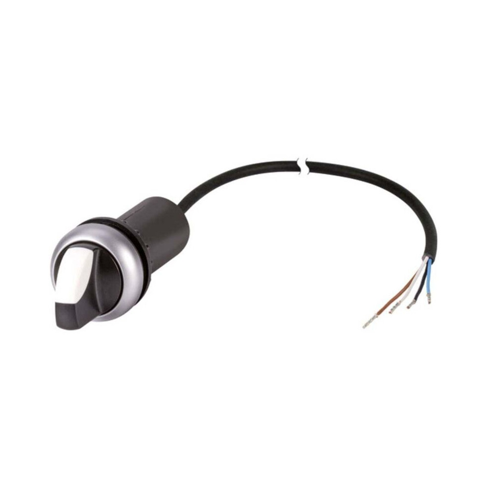 Bouton Sélecteur Eaton C22-wrk-k10-p62 186167 Levier Noir, Blanc 1 X 60 ° Décrochage Par Rotation 1 Pc(s)