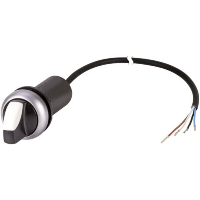 Bouton Sélecteur Eaton C22-wrk-k10-p62 186167 Levier Noir, Blanc 1 X 60 ° Décrochage Par Rotation 1 Pc(s)