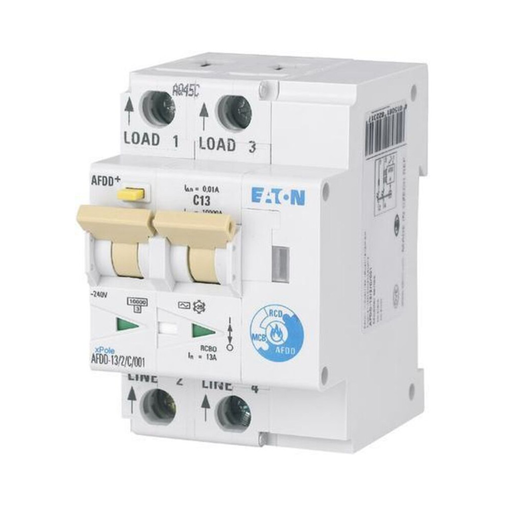 Eaton Afdd-13/2/b/003-a Disjoncteur Gris 13a 230v