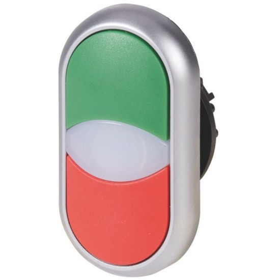 Tête De Bouton Poussoir Eaton Eaton Moeller Vert, Rouge, Ø Découpe 22mm, Momentané ( Prix Pour 1 )