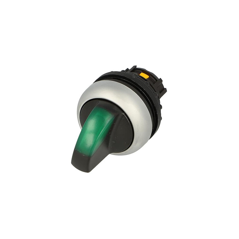 M22-wlk-g Y7-216816 Moeller Illuminated Selector Switch Actuator, Rmq Titan, Thumb Grip, 2 Positions, Green Eaton