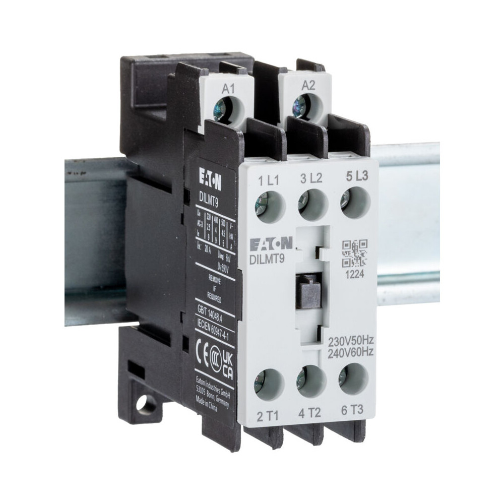 Eaton - Contacteur série dilmt, 3 pôles , 3NO, 9 a, 240 v c.a., 4 kW ( Prix pour 1 )