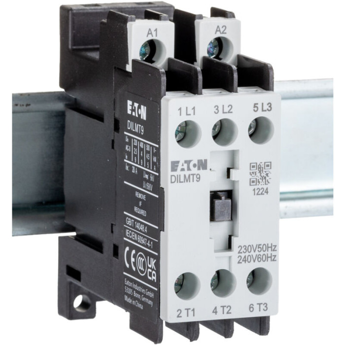 Eaton - Contacteur série dilmt, 3 pôles , 3NO, 9 a, 240 v c.a., 4 kW ( Prix pour 1 )