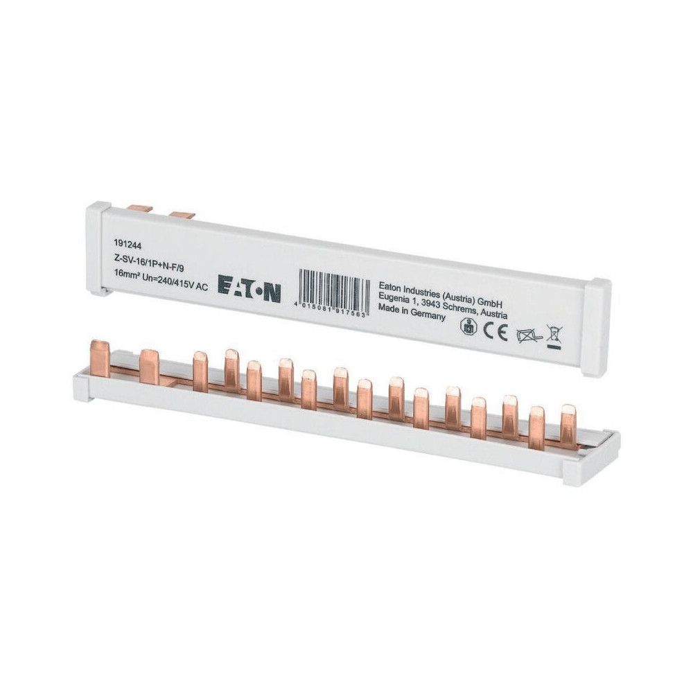 Barrette de pontage horizontale Z-SV-16/1P+N-F/9
