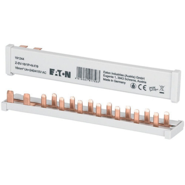 Barrette de pontage horizontale Z-SV-16/1P+N-F/9