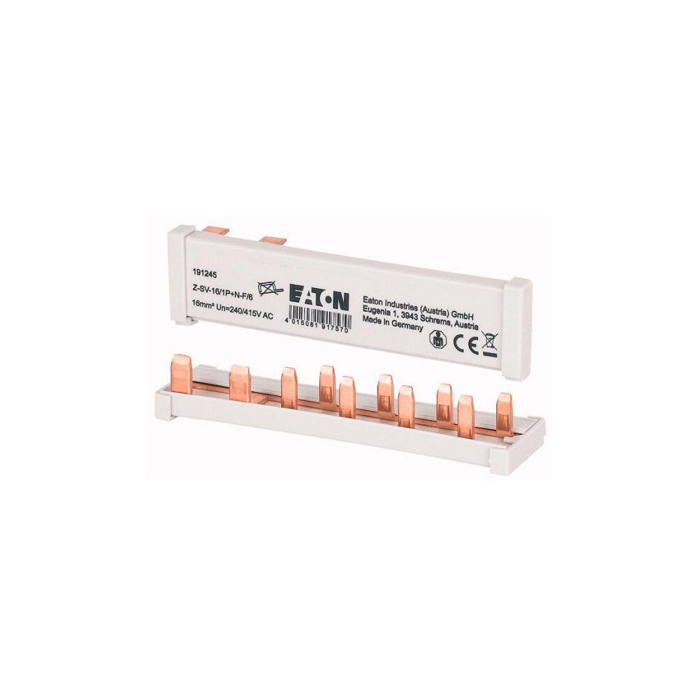 Peigne horizontal EATON 63A pour tableau électrique