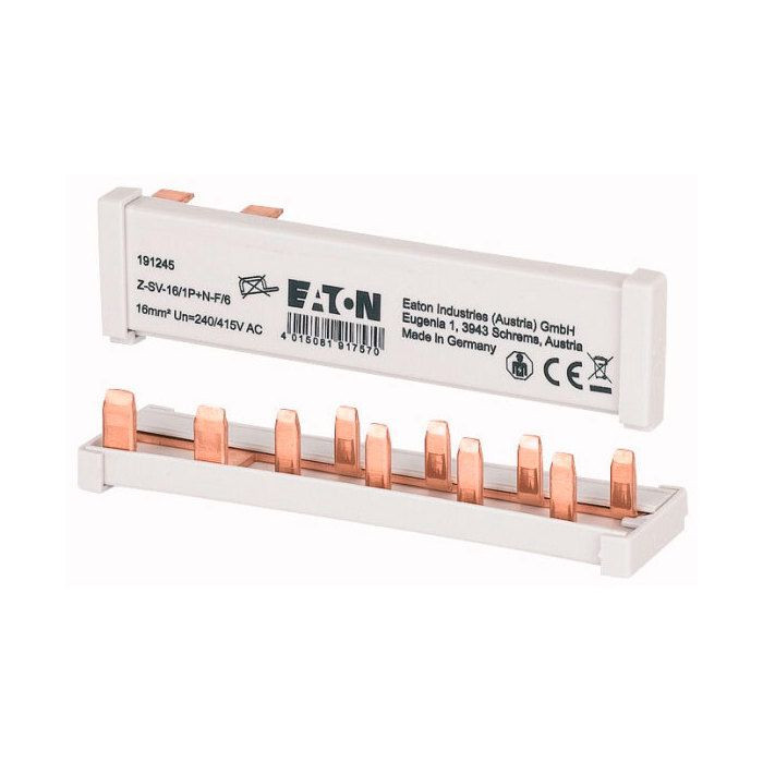 Peigne horizontal EATON 63A pour tableau électrique