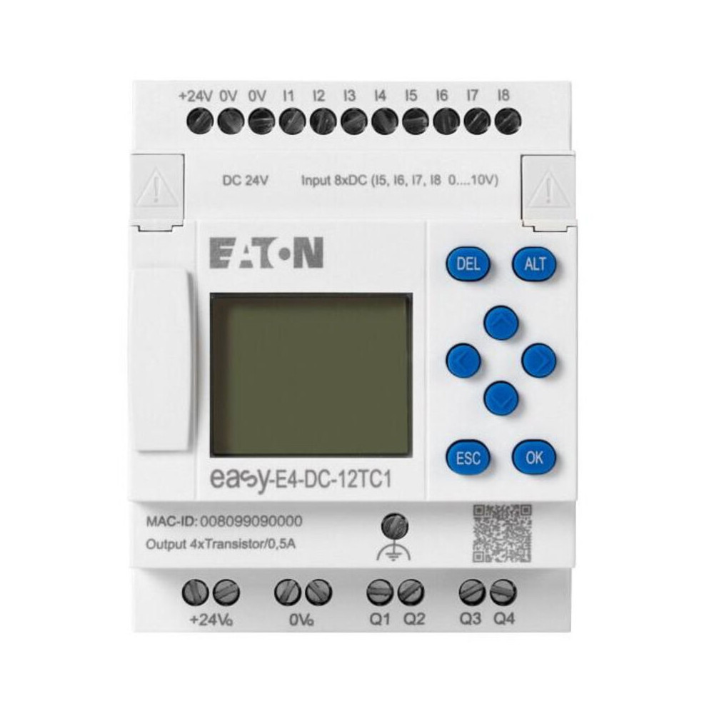 Eaton Module Logique Easy - 4 Analogiques, 8 Numériques