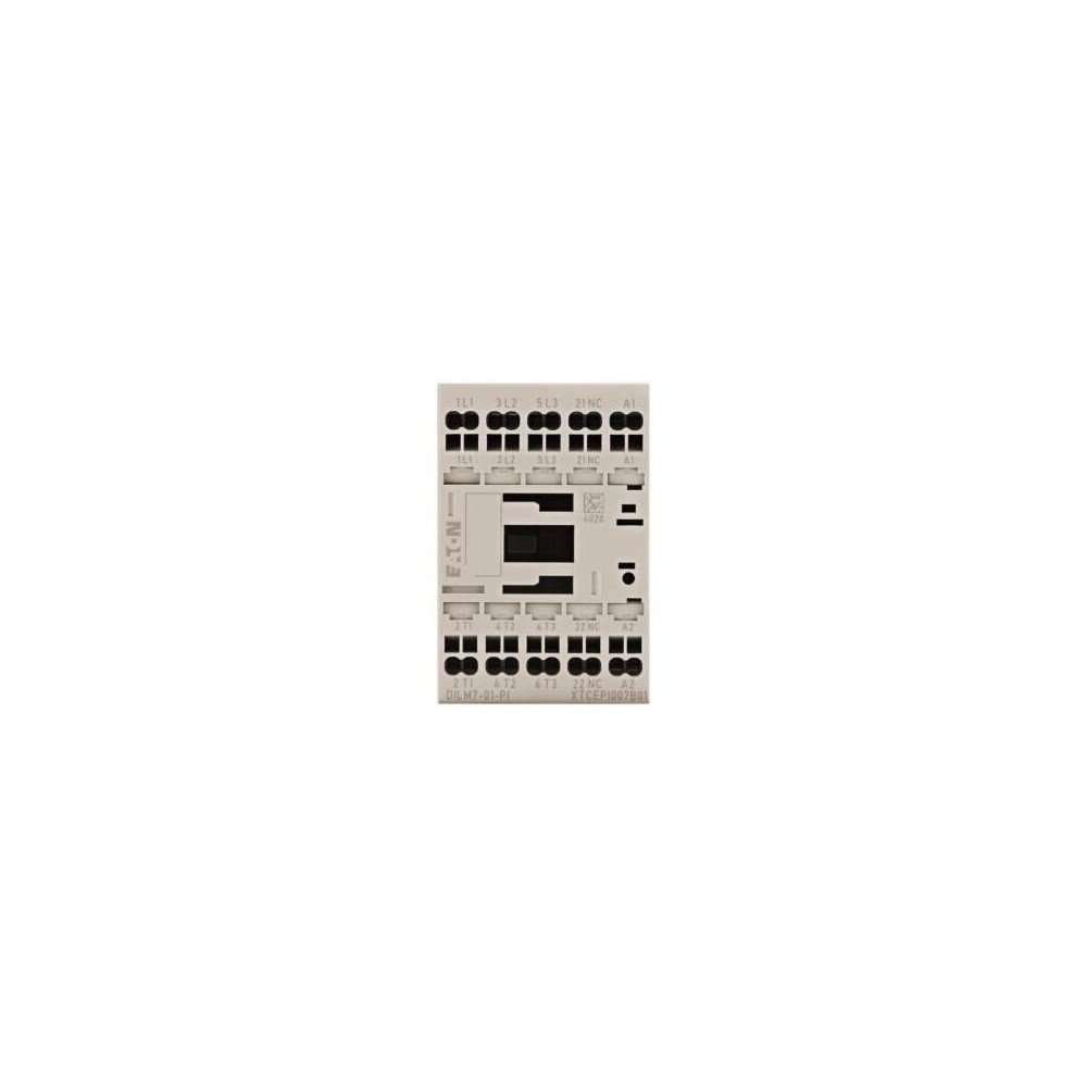 Eaton - Dilm7-01(24vdc)-pi Contacteur De Puissance 3 No (t) 3 Kw 7 A 1 Pc(s)