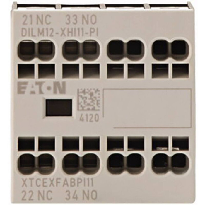 Contact Auxiliaire Eaton Dilm12-xhi11-pi 199456 240 V/ac 3.5 A 1 No (t), 1 Nf (r) 1 Pc(s)