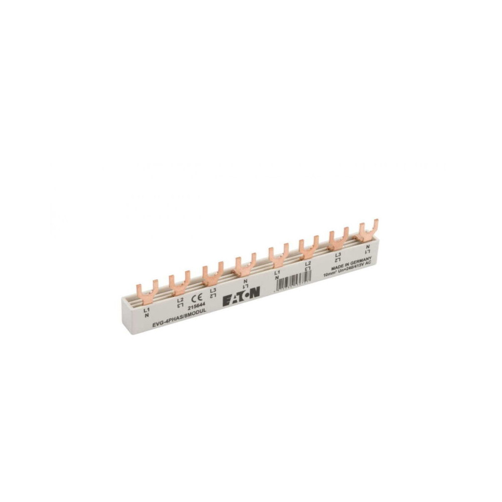 215644 Rail de phase 10 mm² 63 a 500 v 1 pc(s) Y786112 - Eaton