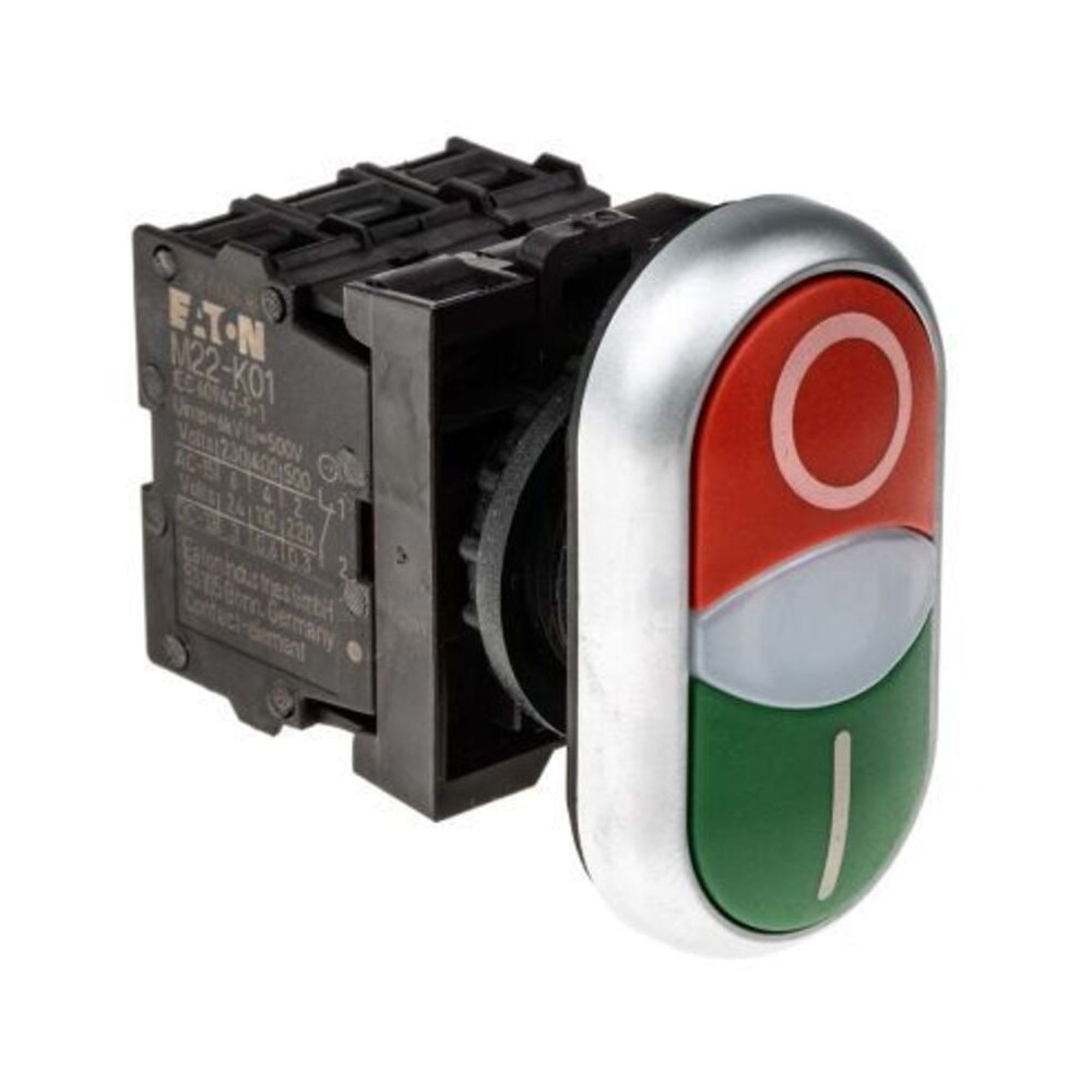 Bouton-poussoir Lumineux Eaton - Montage Encastré