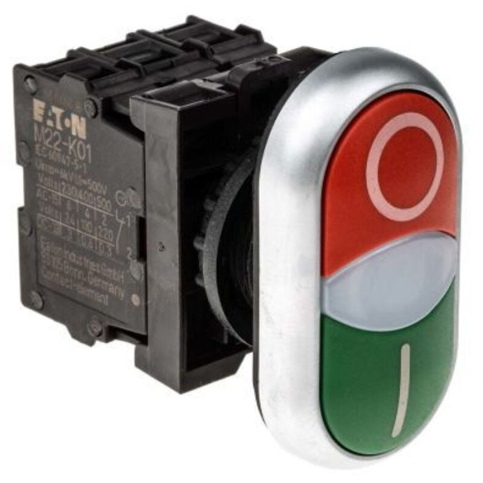 Bouton-poussoir Lumineux Eaton - Montage Encastré