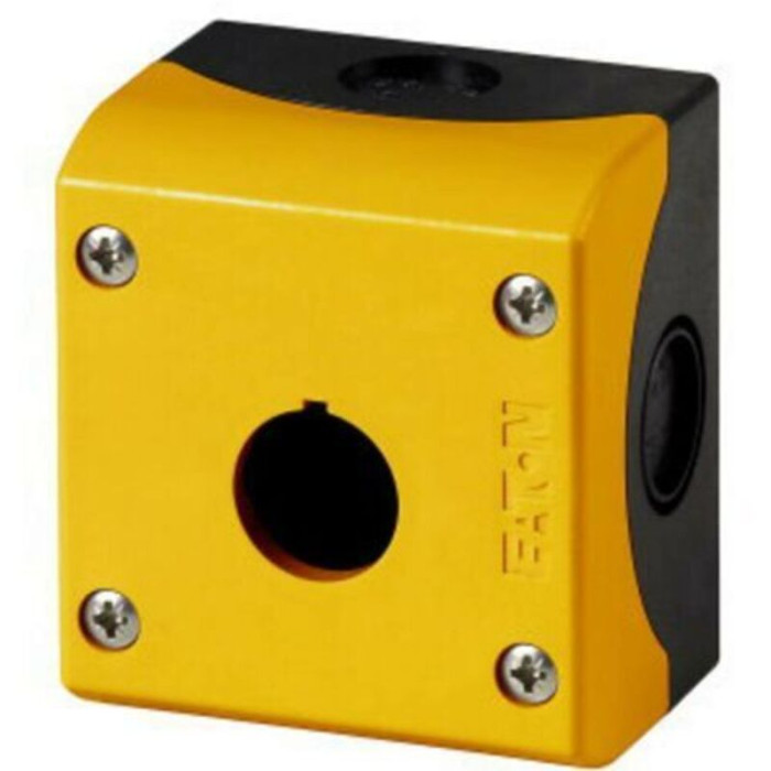 Boîtier Pour Montage En Saillie 1 Perçage (pour Arrêt D'Urgence) Jaune Eaton M22-iy1 216536