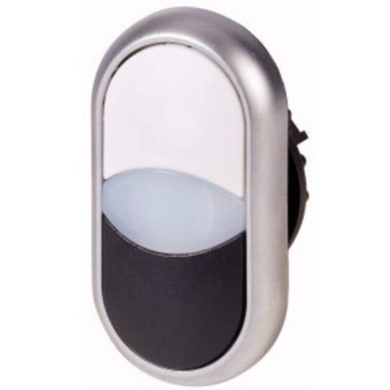 216704 M22-ddl-ws Bouton-poussoir À Double Touche Collerette Plastique 1 Pc(s) Q221002 - Eaton