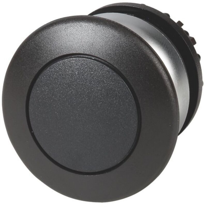 Bouton-Poussoir Noir M22-S DP Eaton