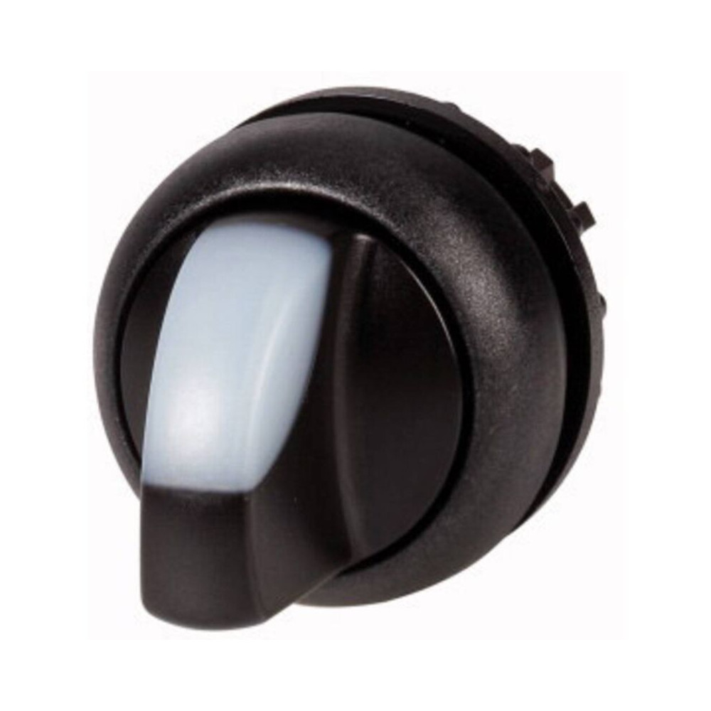 216824 M22s-wrlk-w Bouton Sélecteur Collerette Plastique Levier Noir 1 Pc(s) Q222182 - Eaton
