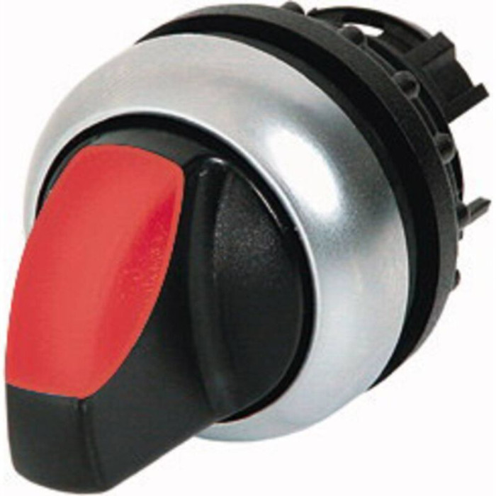 216835 M22-WLK3-R Bouton sélecteur collerette plastique levier noir 1 pc(s) - Eaton