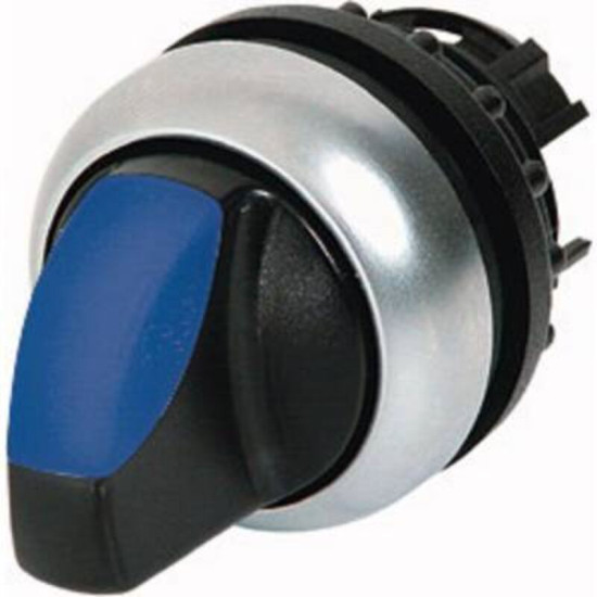 Eaton 216851 Lumineux Wahl Bouton, 3 Positions, Bleu, Rastend