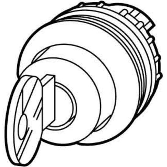 Clé bouton (MS1) 3 stell. M22 de WRS3, commande meld. pièces Eaton moeller), M22 de WRS3, 4015082169008