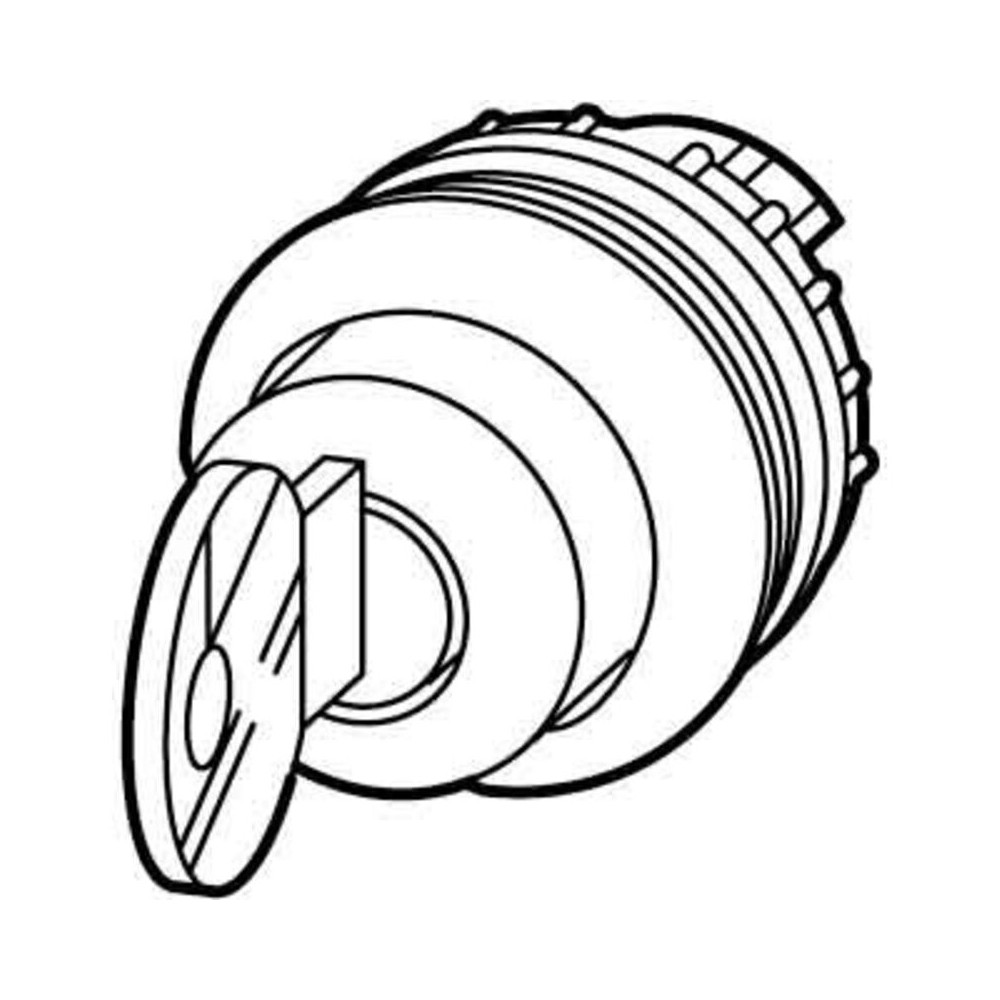 Clé bouton (MS1) 3 stell. M22 de WRS3, commande meld. pièces Eaton moeller), M22 de WRS3, 4015082169008