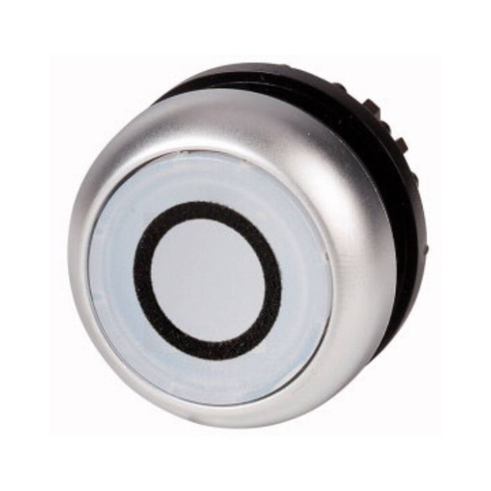 216940 lumineux bouton pression, plat, blanc 0, tastend - Eaton