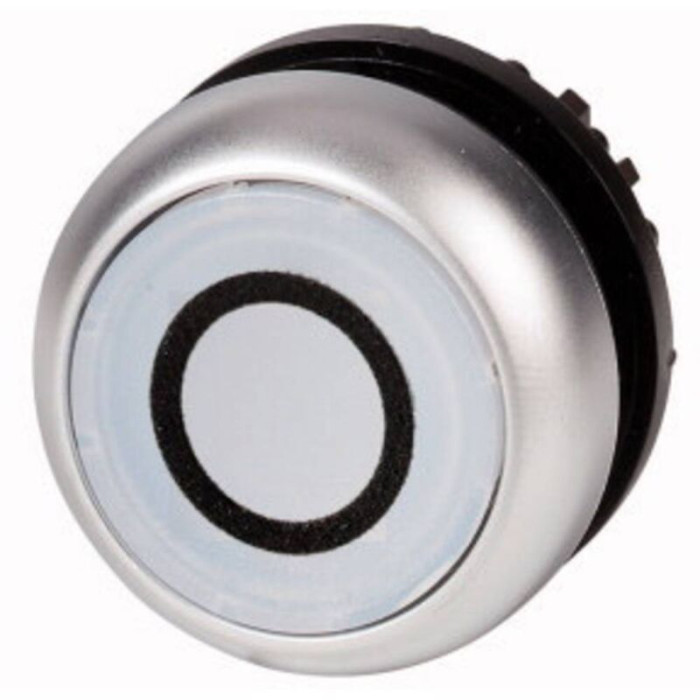 216940 lumineux bouton pression, plat, blanc 0, tastend - Eaton