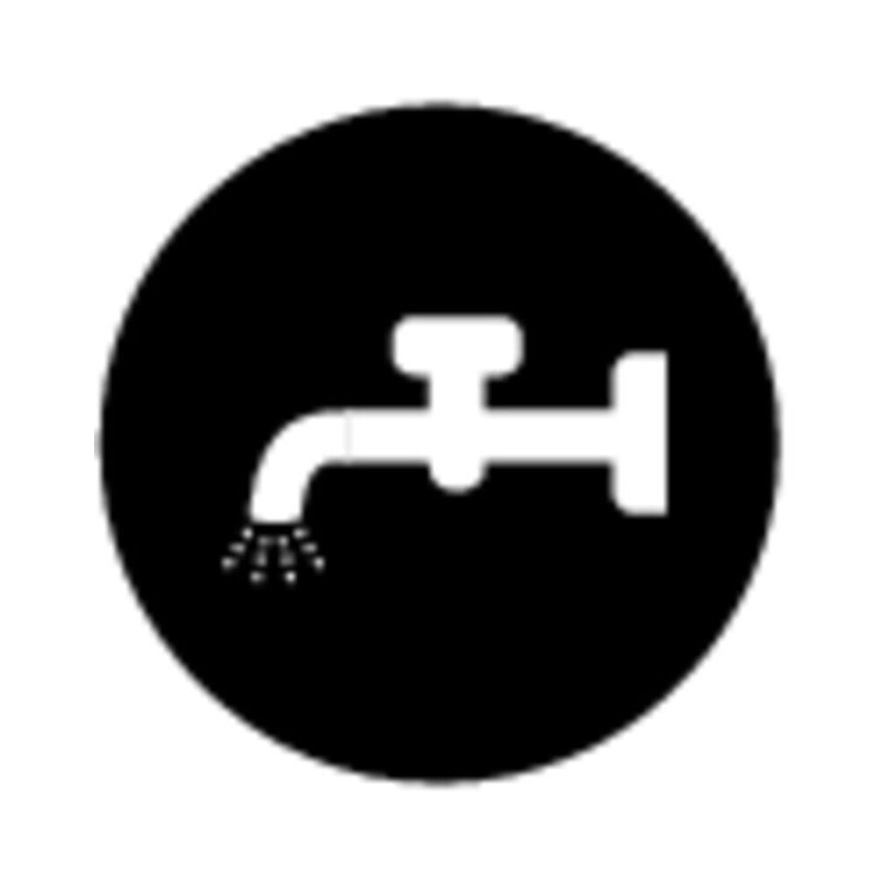 218182 Taste Plaque, Plat Noir, Symbole Liquide - Eaton