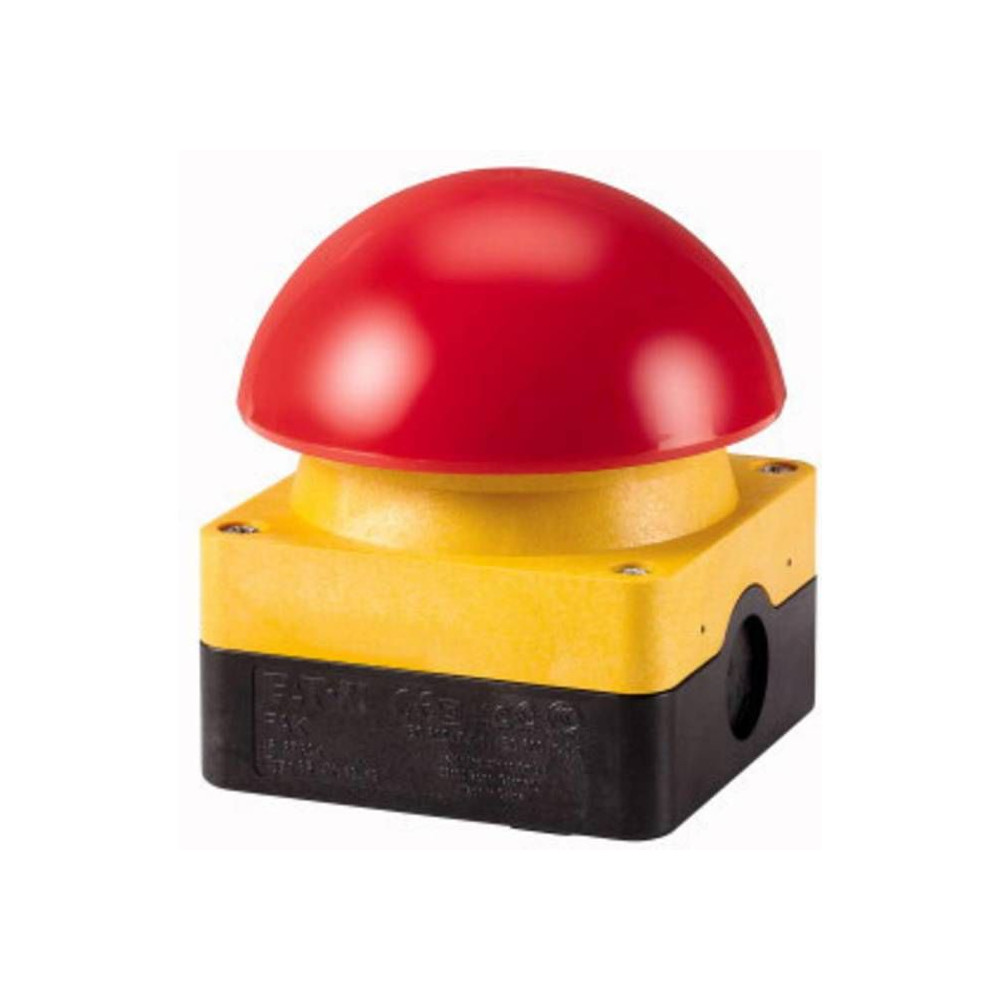 Interrupteur champignon Eaton FAK-R/V/KC11/IY 229748 230 V/AC 6 A 1 x Off/On IP67 à accrochage 1 pc(s)