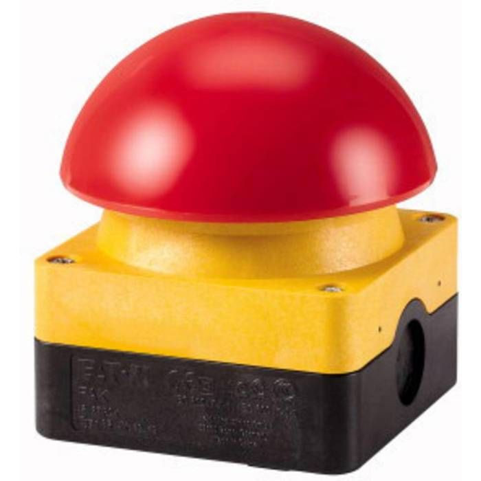 Interrupteur champignon Eaton FAK-R/V/KC11/IY 229748 230 V/AC 6 A 1 x Off/On IP67 à accrochage 1 pc(s)