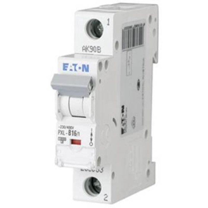 Eaton - Disjoncteur pxl, S200 1P, 16A, pouvoir de coupure 10 kA, montage rail din ( Prix pour 1 )