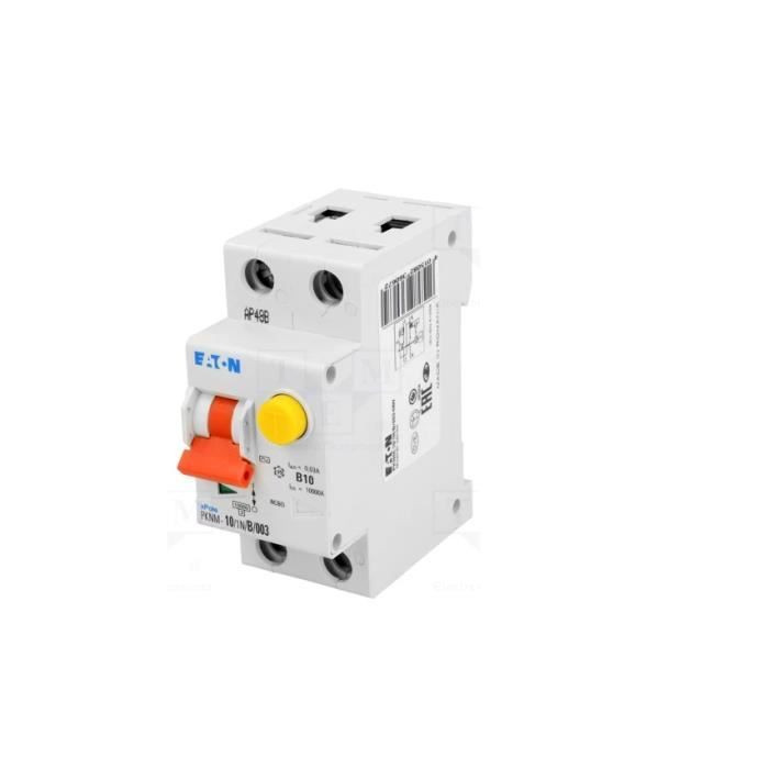 Interrupteur différentiel - Eaton - PKNM-10/1N/B/003-MW - 2 Pôles - 10A - 30mA Type B