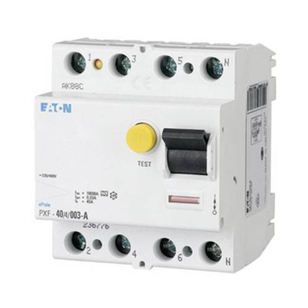 236780 PXF-63/4/003-A disjoncteur différentiel a 4 pôles 63 a 0.03 a 400 v - Eaton