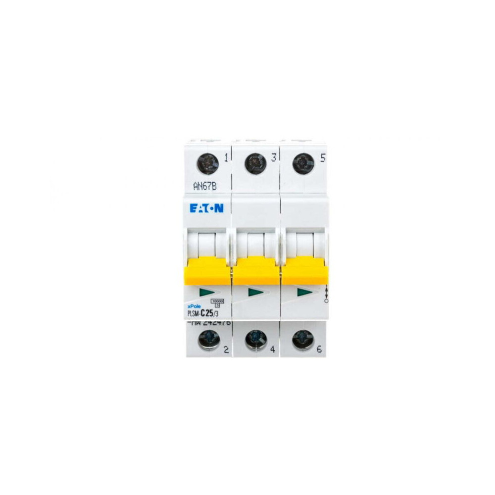 Disjoncteur 3p C 25a 10ka Ac Plsm-c25/3-mw 242476