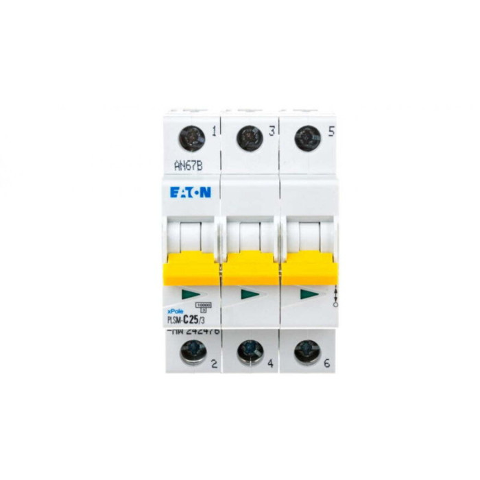 Disjoncteur 3p C 25a 10ka Ac Plsm-c25/3-mw 242476