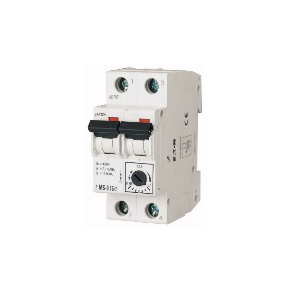 Interrupteur moteur bipolaire Z-MS-4,0/2 - Eaton