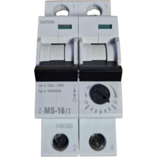 Eaton - Z-MS-16/2 interrupteur de protection moteur z-ms, 2P, 10,0 a - 16,0 a 248399