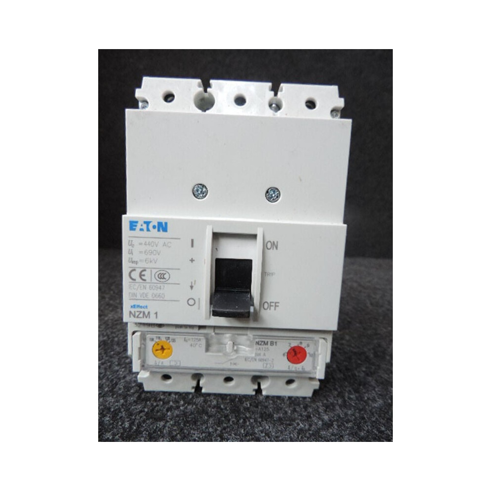 Eaton - Disjoncteur Interrupteur De Puissance 3p 125a 25ka Déclencheur Magnétothermique (nzmb1-a125)