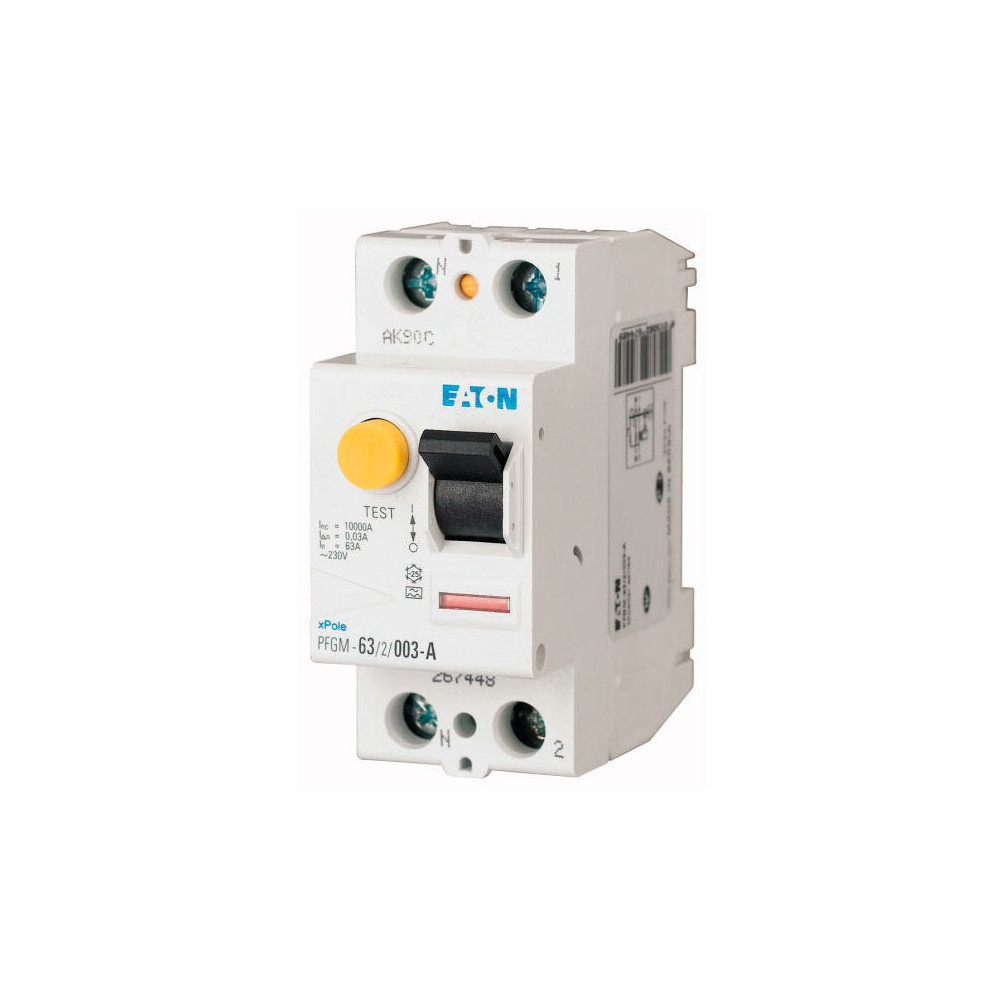 Interrupteur différentiel 63A type AC Eaton
