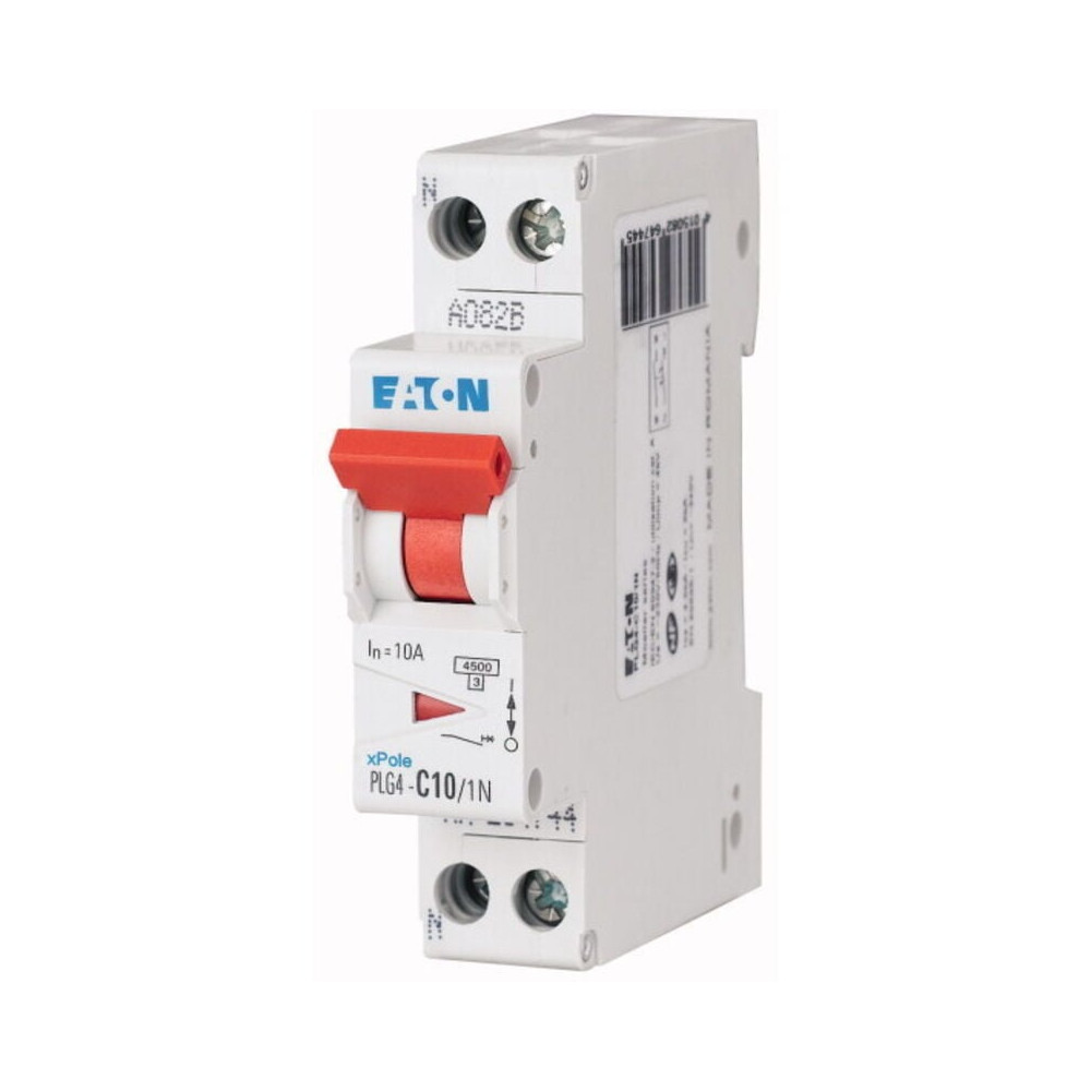 Disjoncteur Eaton Moeller 1P+N 10A - Protection Électrique